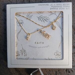 14k Gold dipped Cubic Zirconia 16/18 inch + 3" Extender